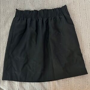 J. crew Black stretch waist Skirt